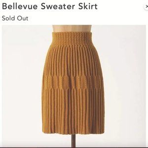Anthropologie Bellevue Sweater Skirt Size S